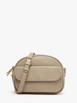 Cross Body Tas Vintage Leder Nat et nin Beige vintage JUDY